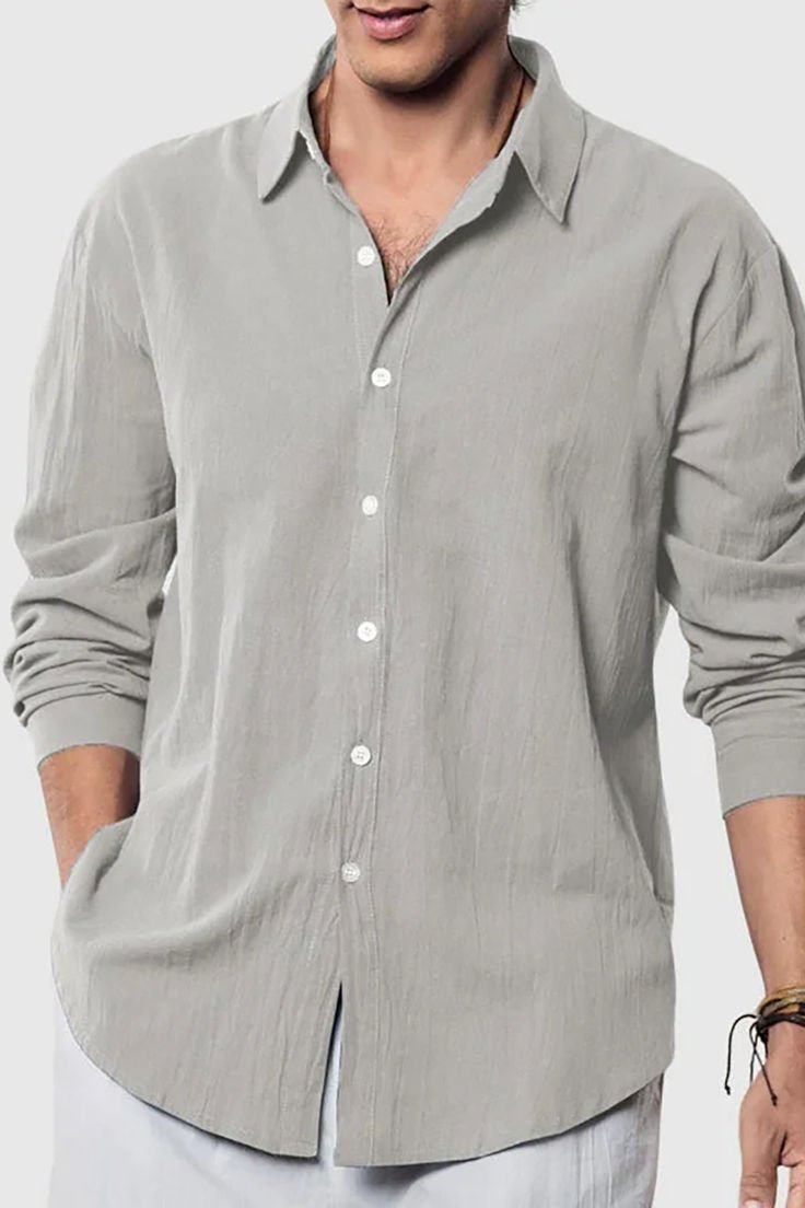 best men's casual shirt in tirur-classic linen shirt