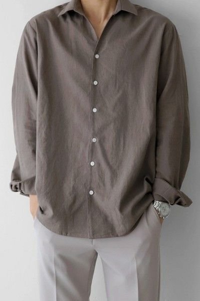 best men's casual shirt in tirur-relaxed cotton shirt